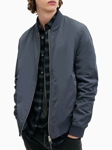 2025 New Winter Collection Zipper Bomber Jackets Male Casual Fashion Factory Made Low Price Bomber Jackets - Product Image 3