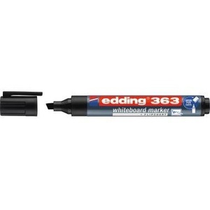 Marcador para Pizarra Blanca Edding 363, 1-5 mm, Negro - Tinta Negra de Alta Visibilidad para Escribir y Dibujar - Product Image 1