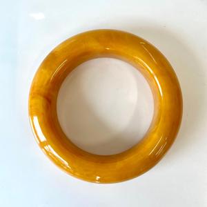 Natural <b>Bangle</b> <b>Bracelet</b>, 55mm, Butterscotch Amber <b>Bangle</b>; Butterscotch Amber <b>Bangle</b> <b>Bracelet</b> Classic Jewelry Unisex Gift Style - Product Image 2