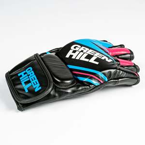 Gants de sparring MMA CHROMA RAGE en cuir PU personnalisés avec lacets et motif imprimé pour l'entraînement de boxe - Product Image 2