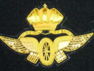 Logo du client Logo de broderie à la main de haute qualité Offre Spéciale nouvelle forme badges dorés - Product Image 4