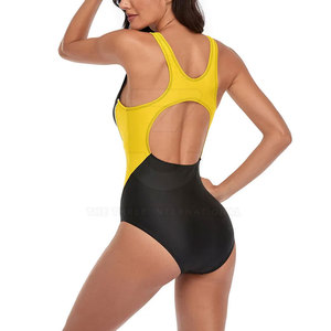 Créez votre propre logo sur des maillots de bain de fitness pour femmes, dotés d'un tissu éco-responsable en spandex/nylon, confortables, extensibles et respirants. - Product Image 2