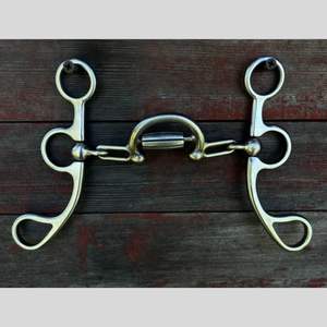 Bocado de Acero Inoxidable de Alta Calidad OEM para Caballos, para Salto, Corrección, Estilo Western, con Bozal Trenzado SI-WB-0080, Privado - Product Image 5
