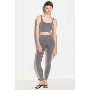 Charcoal Slim-Fit Sports <b>Bra</b> with Thick <b>Straps</b> - <b>No</b> Support - Product Image 2