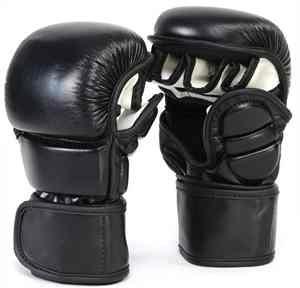 Gants de MMA professionnels sur mesure nouvel ensemble de combat en cuir véritable pour l'entraînement de boxe et d'arts martiaux - Product Image 2