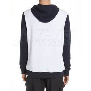 Sudaderas con capucha sólidas para hombre de diseño personalizado al por mayor 100% algodón respetuoso con el medio ambiente ligero transpirable cuello con capucha para invierno moda OEM - Product Image 3