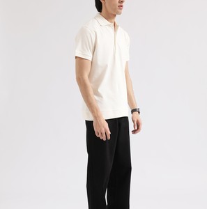เสื้อโปโลผู้ชายใส่สบายผ้าคอตตอนเนื้อนุ่มใส่สบายใส่ได้ทุกวันในฤดูร้อนแฟชั่นสไตล์คลาสสิก - Product Image 4