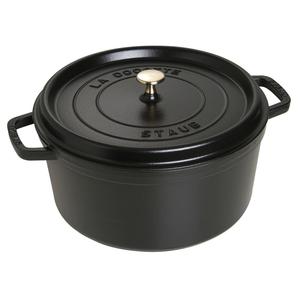 Cocotte en fonte noire STAUB 8,35 L 30 cm pour tous types de cuisinières - Product Image 2