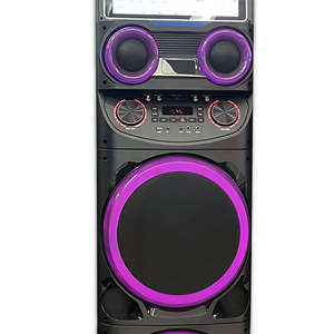 Altavoces Power Sound, Reproductor de Música, Altavoz Doble de 15 Pulgadas, 200 W, LED RGB, BT 5.0, USB, TF, Pantalla Táctil de 15.4 Pulgadas, Máquina Amplificadora de Karaoke - Product Image 4