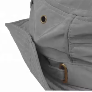 Wholesale Customized Cotton Barrel <b>Bucket</b> <b>Hat</b> for <b>Men</b> Women for Fishing Skiing Casual Outings Cycling Daily Use with String2026 - Product Image 2