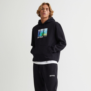 Custom Printed Logo Men's Oversize Pullover Hoodies 100% Cotton Long Sleeve Streetwear for Winter Embroidered Men's Streetwear - Product Image 2