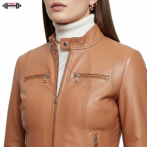 Veste bomber en velours côtelé personnalisée pour femmes 2025, rayée, imperméable, coupe-vent, respirante, doublure en soie écologique, vente en gros, hiver - Product Image 5