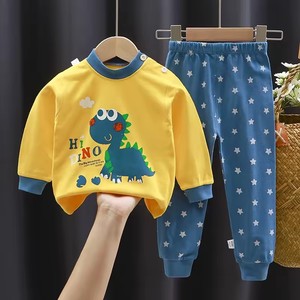 Conjunto Deportivo de Primavera para Niños Unisex, Sudadera con Capucha y Pantalones Casuales con Estampado de Dibujos Animados, Transpirable, de Alta Calidad, para Uso Diario, Mezcla de Algodón - Product Image 3