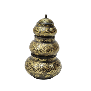 Ensemble de bonbons en laiton/bocal polyvalent doré 3 pièces, décoration de la maison en laiton, pièce maîtresse en laiton au meilleur prix - Product Image 2