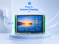 Pantalla Inteligente TDO de 10.1 Pulgadas, 1024x600, RS485/RS232/5VTTL UART Serial, IPS TFT LCD, 600nits de Alto Brillo para HMI, Máquinas Quirúrgicas