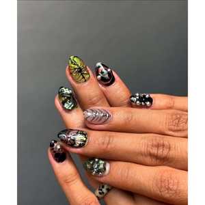 Faux ongles à presser Moss Noir - Product Image 3