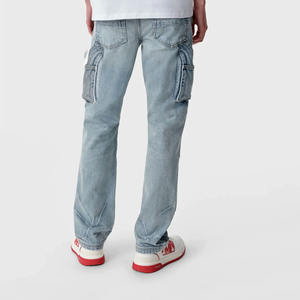 Chaqueta Cortavientos de Mezclilla para Hombre, Diseño Nuevo, Estilo Urbano, Invierno, Corte Regular, Cintura Alta, Transpirable, Secado Rápido, 100% Algodón - Product Image 1