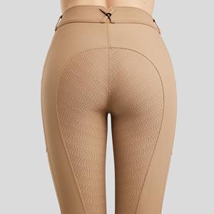 Pantalones de mujer ecuestres de alta calidad, ropa personalizada elástica de 4 vías, pantalones de montar a caballo al por mayor a granel - Product Image 2