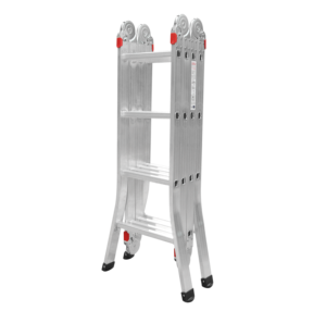 Échelle pliante en aluminium VAL NVLG-43A, design industriel moderne, hauteur 3,6 m, certifiée EN131, capacité 150 kg, multi-positions - Product Image 2