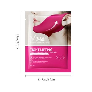 Masque facial en feuille parfait pour un lifting et un raffermissement, anti-rides, pour tous types de peaux, usage féminin - Product Image 1
