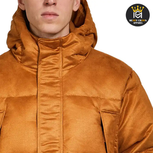 Veste d'hiver à bulles respirantes de grande taille, vestes bouffantes pour hommes à fermeture éclair à manches longues, meilleur fournisseur de gros, à prix de gros - Product Image 5