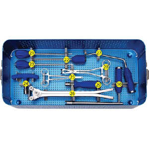 Juego de Instrumentos Quirúrgicos para Tornillos Pediculares Espinales, Kit Ortopédico para Columna Vertebral, Juego de Instrumentos para Fijación Pedicular de Columna Vertebral, Sistema Quirúrgico para Columna Vertebral - Product Image 1