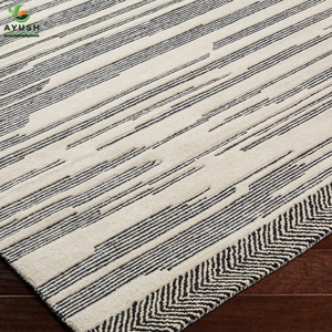 Tapis d'intérieur en laine de luxe, tapis en laine tissés à la main de qualité supérieure pour le salon, la chambre à coucher et le bureau - Product Image 3