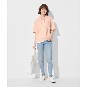 เสื้อไหมพรมผู้หญิงมีฮู้ด ทรงหลวม ขากว้าง สีพื้น ปักลายได้ตามสั่ง ไซส์ XS - Product Image 2