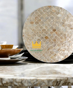 Hot Trend 2025 Posavasos de ratán con incrustaciones de nácar Producto superventas con nuevo producto caliente al por mayor - Product Image 6