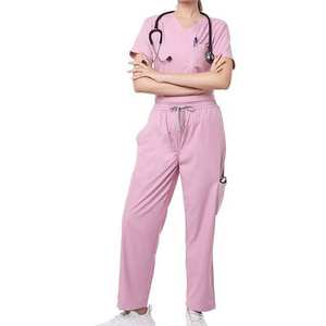 Uniformes personnalisés en gros, uniformes médicaux tendance, ensembles d'uniformes d'infirmière d'hôpital, uniformes de travail, costume de jogging, matériau personnalisé - Product Image 1