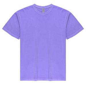 Camisetas de algodón de 300g para hombre, camiseta transpirable holgada de cuello redondo de verano de manga corta para hombre y mujer, Camiseta básica - Product Image 5