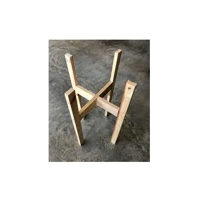 Atractivo soporte para maceta de madera, soporte para maceta de madera de acacia sólida de alta venta, soporte para maceta para venta caliente