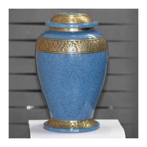 New Look, urna cristiana de metal de aluminio, urna de cremación cristiana con diseño de color rosa, urna religiosa para urna de fe cristiana - Product Image 3