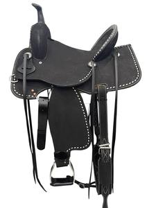 Meilleure vente selle en cuir américain selle de cheval anglais occidental produits d'équitation en cuir véritable équipement équestre équin - Product Image 3