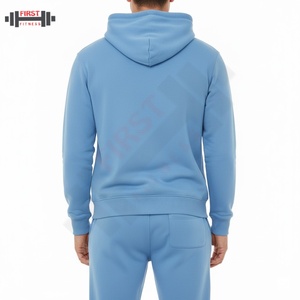 Conjunto de Sudadera con Capucha y Pantalones Deportivos Acampanados de 450 Gsm, Estampados, Lavado Ácido Desgastado, Decolorado por el Sol, Conjunto Deportivo Masculino de Lujo - Product Image 2
