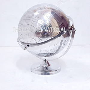 Laiton métal forme ronde laiton Antique fini monde Globe luxe utilisé bureau à domicile vente chaude maison décorative Globe - Product Image 4