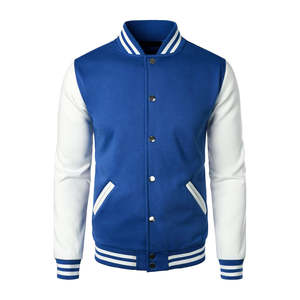 Chaqueta Varsity de lana Varsity Letterman Jacket Bordado Faux Leather Wool Men Pure Sheep Wool University Letterman Jackets - Product Image 5
