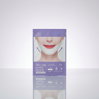 Masque Hydrogel Coréen LOLOSKINNY pour Lifting du Visage en V, Patch de Soutien du Contour du Visage et de la Ligne Mentonnière pour une Peau Élastique et Raffermie, Soin Unisexe