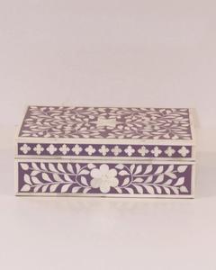 Joyero moderno de Color personalizado hecho a mano nuevo diseño incrustaciones de hueso regalo Decoración de mesa mejor calidad incrustaciones de hueso joyero - Product Image 1