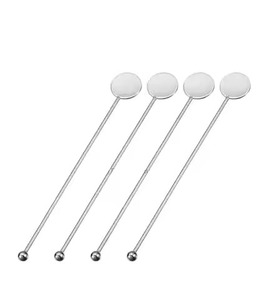Gold Plated New 304 Stainless Steel Stirring <strong>Rod</strong> Coffee Bar Restaurant Use Featuring Brand Stirring <strong>Rod</strong> Spoon for Beverages