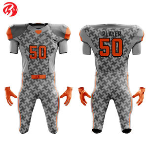 Vêtements d'équipe de sport de meilleure qualité Hauts de football américain à manches courtes pour hommes Maillot de football américain - Product Image 4