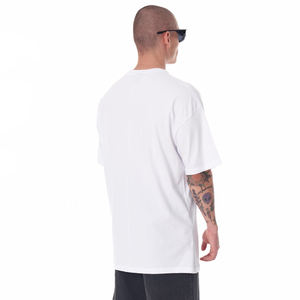 Camisetas de manga corta de secado rápido antiarrugas ecológicas de algodón 100% de alta calidad para hombres, cuello redondo, ajuste Regular transpirable - Product Image 2