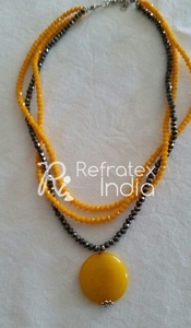 Collar con cuentas de último diseñador, suministro y fabricación a granel de refractex, hecho en la India para la mejor calidad y bajo precio - Product Image 2