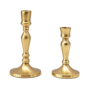 Portavelas Cónicos de Metal, Portavelas de Metal Dorado Personalizado en Oferta para el Hogar - Product Image 2