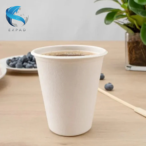 Vasos de fibra de caña de azúcar sostenibles para bebidas diarias - Product Image 4