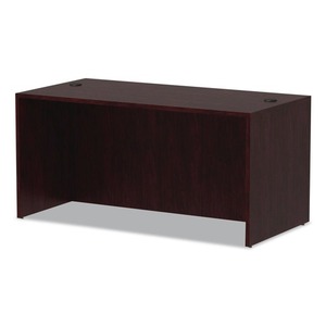 Mueble de recepción recto de la serie Alera Valencia, 59.13 pulgadas. X 29.5 Pulgadas X 29.63 Pulgadas Escritorios de Oficina Duraderos con Acabado en Caoba - Product Image 3