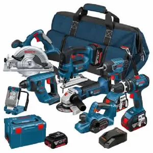 ขายส่งเสริมการขายใหม่ BosChs_20V 6.0-Ah Li ion ไร้สาย 15 ชิ้น Combo Kit เครื่องมือไฟฟ้าพร้อมจัดส่งฟรี