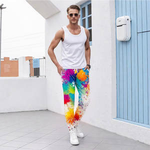Qualité supérieure Meilleure vente Hommes Casual Canvas Imprimé Pantalon de survêtement Écologique Respirant Hiver Confortable - Product Image 4