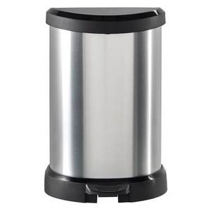 Contenedor de Basura Curver DECO de 15 Litros, Color Plateado, K169795KD88KK, para una Mejor Solución de Almacenamiento - Product Image 1