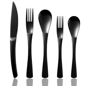 ชุดช้อนส้อมมีดดีไซน์ทันสมัย หรูหรา ผลิตจากโลหะแข็งแรง ทนทาน เหมาะสำหรับงานแต่งงาน ร้านอาหาร และตกแต่ง - Product Image 1